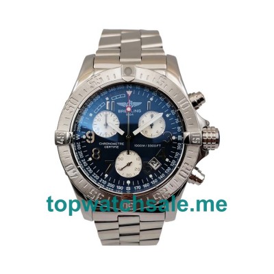 UK Top Quality Breitling Chrono Avenger E73360 Replica Watches With Blue Dials For Men
