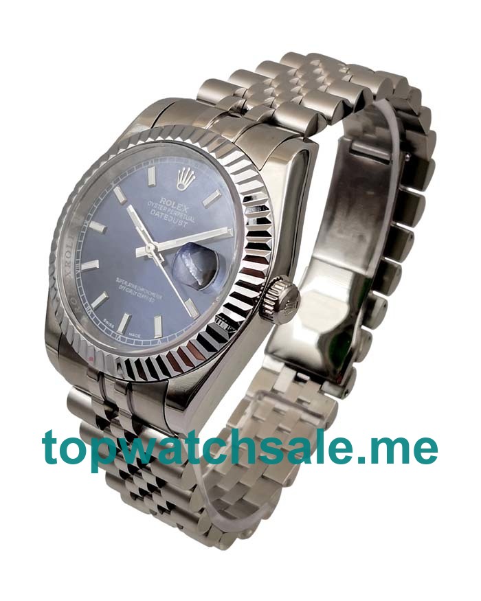 UK 36MM Blue Dials Rolex Datejust 16234 Replica Watches