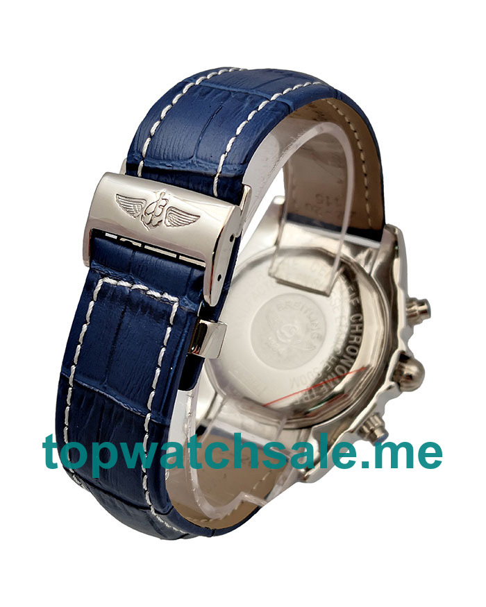 UK 43.5MM Blue Dials Breitling Chronomat AB0110 Replica Watches