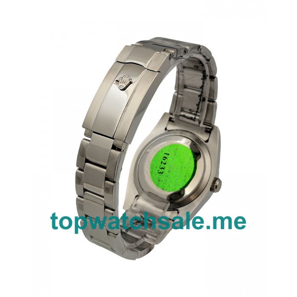 UK 36MM Replica Rolex Datejust 115200 White Dials Watches