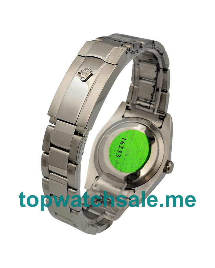 UK 36MM Replica Rolex Datejust 115200 White Dials Watches