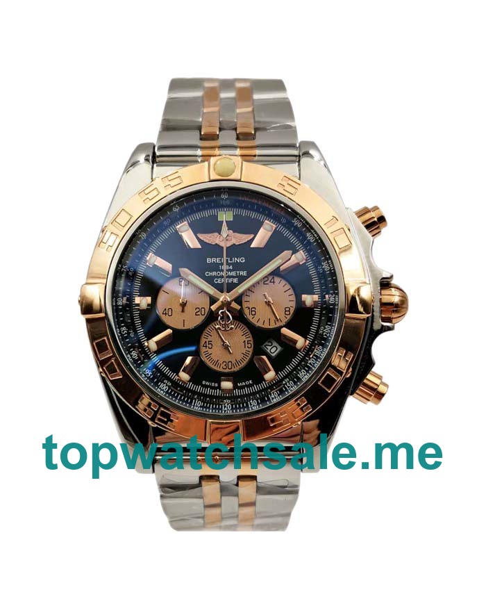 UK 45MM Black Dials Breitling Chronomat CB0110 Replica Watches