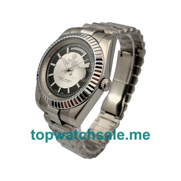 UK 41MM Steel Rolex Day-Date 218239 Replica Watches