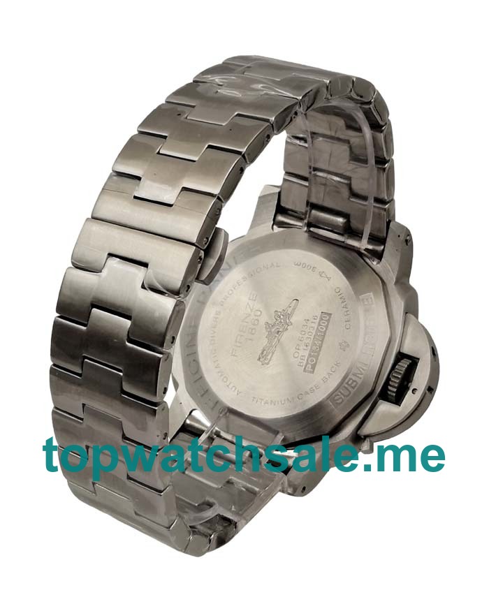 UK 44MM Black Dials Panerai Luminor GMT PAM00297 Replica Watches