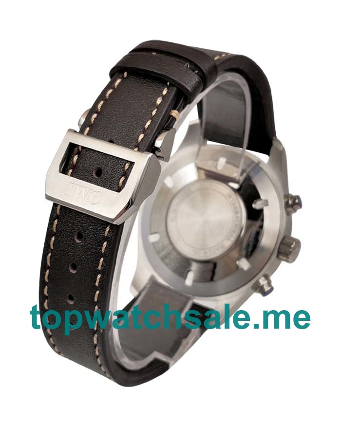 UK 41MM Replica IWC Pilots IW387806 Black Dials Watches