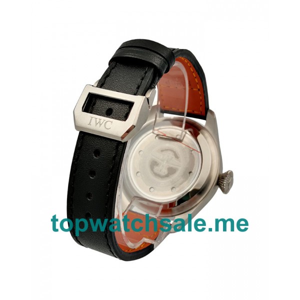 UK 44.5MM Black Dials IWC Pilots IW500401 Replica Watches