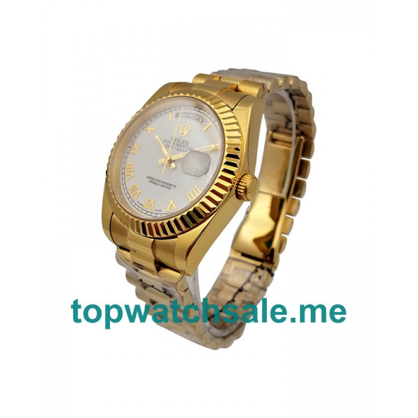 UK 36MM Replica Rolex Day-Date 118238 Gold Watches