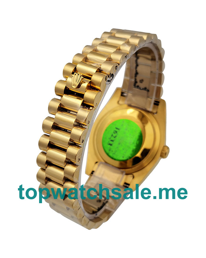 UK 36MM Replica Rolex Day-Date 118238 Gold Watches