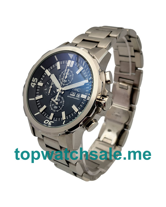 UK 45.5MM Black Dials IWC Aquatimer IW376801 Replica Watches