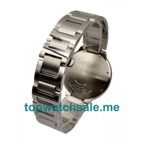 UK Cheap Cartier Ballon Bleu W69012Z4 Replica Watches With White Dials For Sale