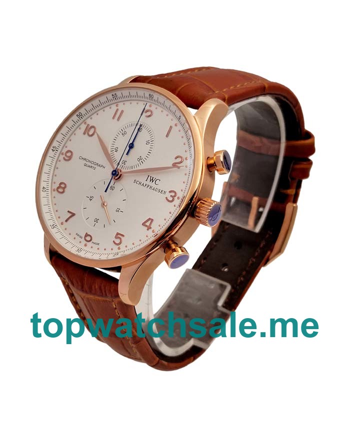 UK 40.9MM Rose Gold Cases Replica IWC Portugieser IW371480 Watches