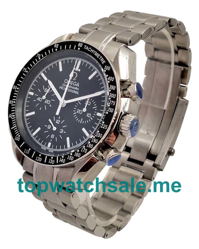 UK Best Quality Omega Speedmaster 3570.50.00 Replica Watches With Black Dials For Men