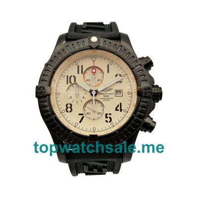 UK 48MM White Dials Breitling Super Avenger V13375 Replica Watches