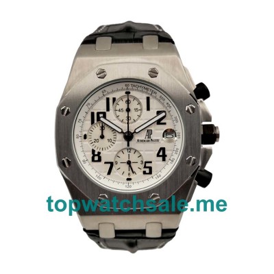 UK 42MM White Dials Replica Audemars Piguet Royal Oak Offshore 26170ST Watches