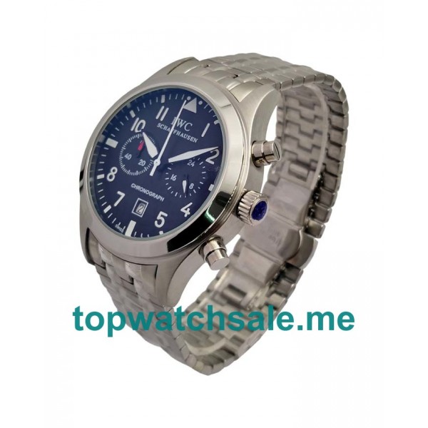 UK 42.5MM Black Dials IWC Pilots 54296 Replica Watches