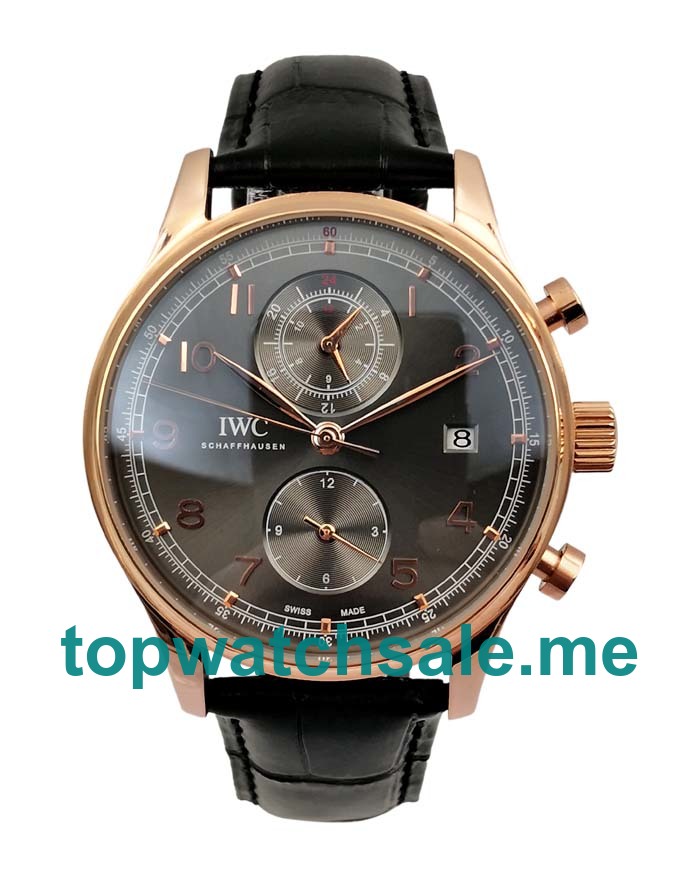 UK 42MM Black Dials IWC Portugieser IW390505 Replica Watches