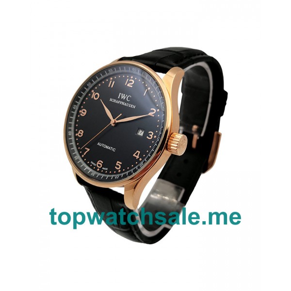 UK 41.5MM Rose Gold IWC Portofino 70654 Replica Watches