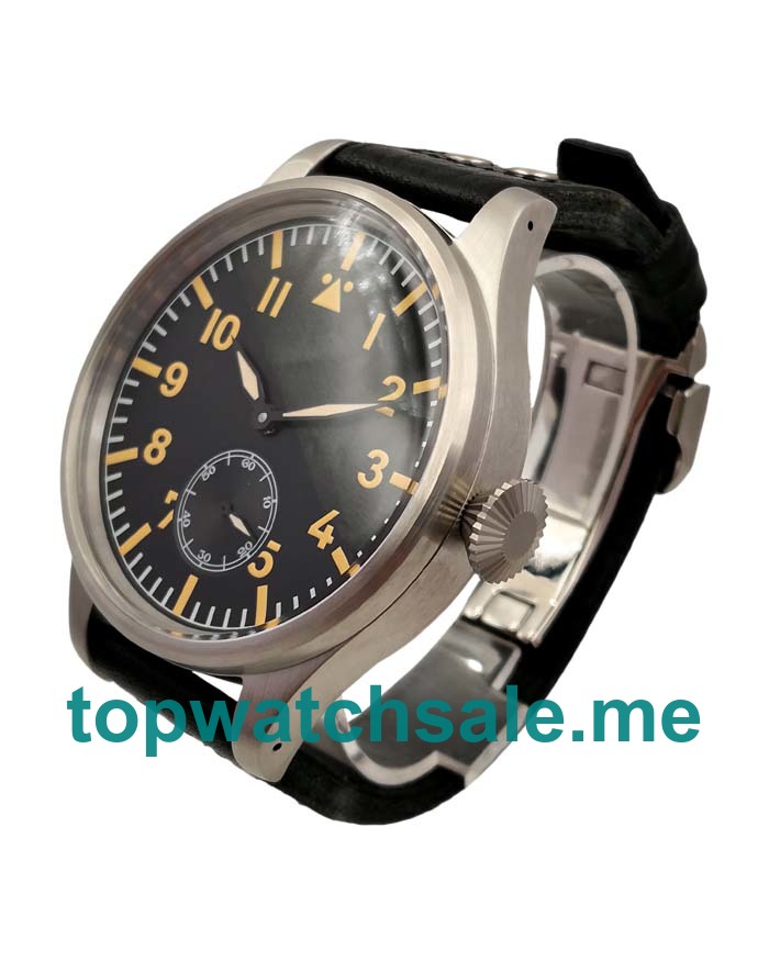 UK 55MM Black Dials Replica IWC Big Pilots IW510401 Watches