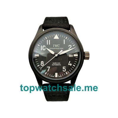 UK 40MM Replica IWC Pilots IW327001 Black Steel Watches