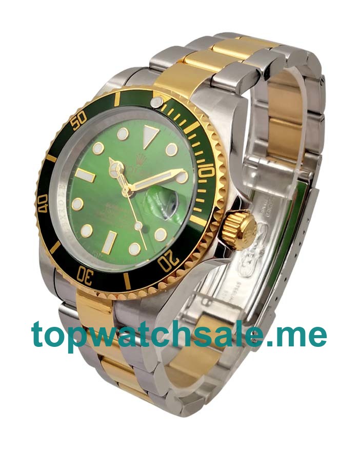 UK 40MM Green Dials Rolex Submariner 116613 Replica Watches