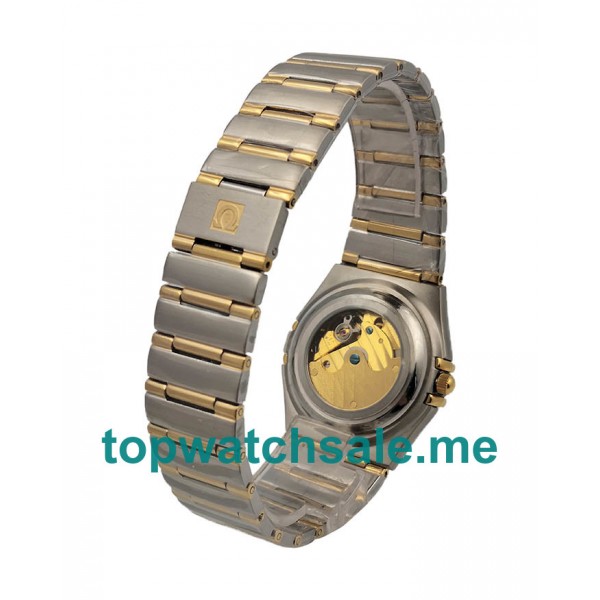 UK 36MM Golden Dials Omega Constellation 1207.15.00 Replica Watches