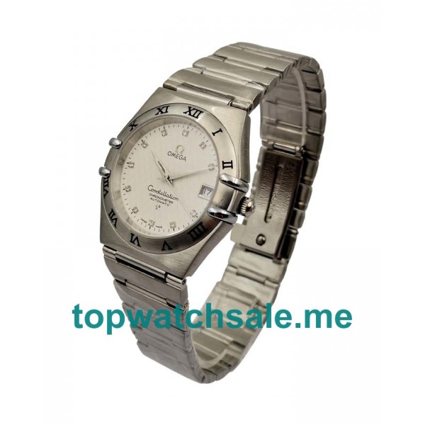 UK Luxury Omega Constellation 1502.35.00 Replica Watches With 35 MM Steel Cases For Men