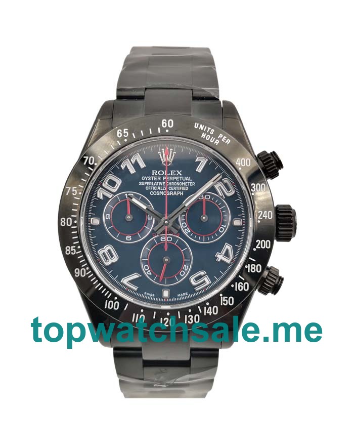 UK Best Quality Rolex Daytona 116509 Replica Watches With Blue Dials For Men