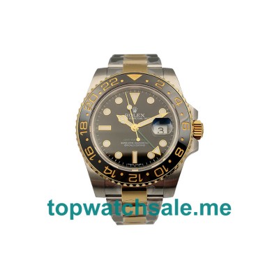 UK Best 1:1 Rolex GMT-Master II 116713 LN Fake Watches With Black Dials For Sale