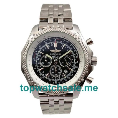 UK 47MM Black Dials Breitling Bentley A25362 Replica Watches