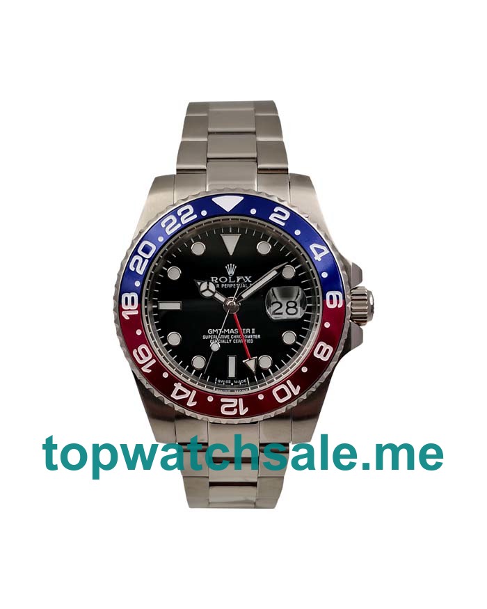 UK 40MM Blue And Red Bezels Rolex GMT-Master II 116719 BLRO Replica Watches
