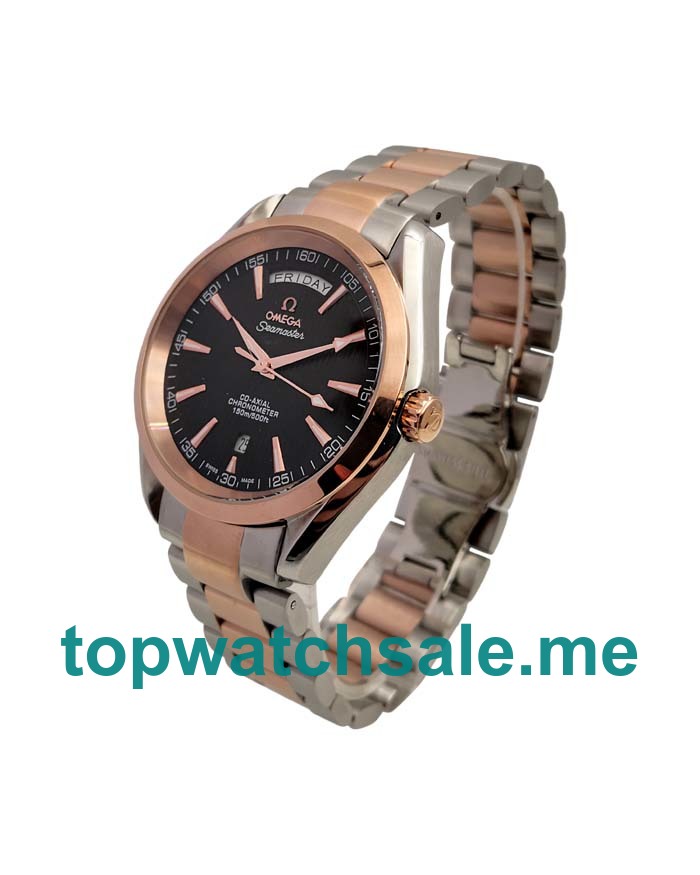 UK 41 MM Cheap Omega Seamaster Aqua Terra 150 M 231.20.42.22.06.001 Fake Watches With Grey Dials