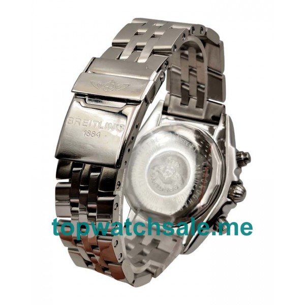 UK 43.7MM Black Dials Breitling Chronomat Blackbird A44359 Replica Watches