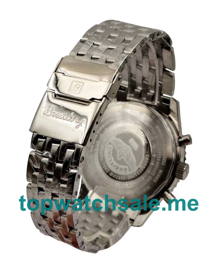 UK 47MM Blue Dials Breitling Navitimer World A24322 Replica Watches