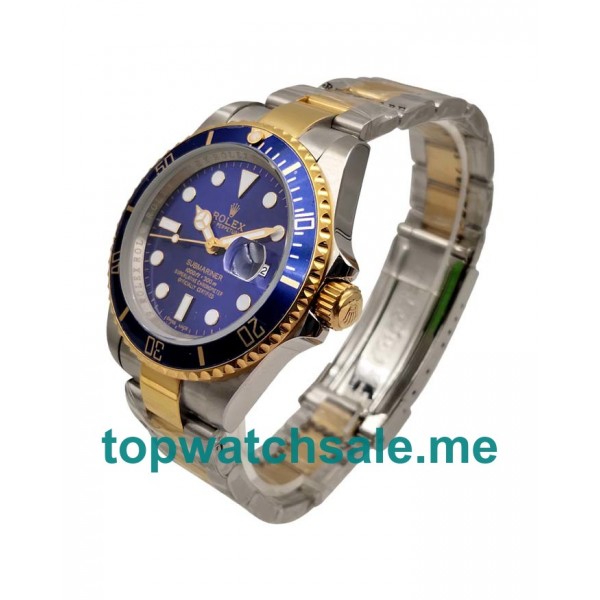 UK 40MM Blue Dials Rolex Submariner 16613 Replica Watches