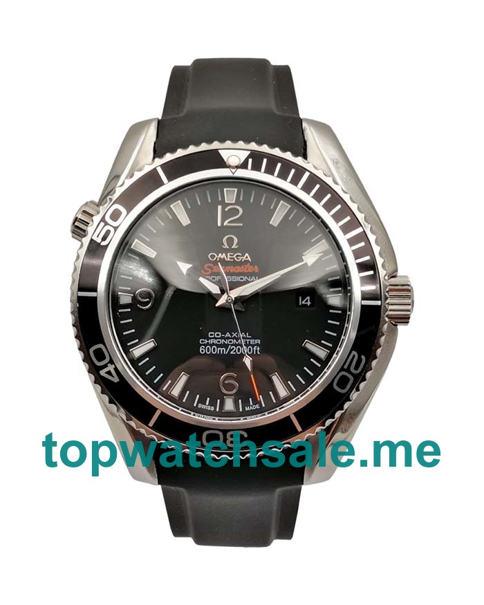 UK 43.5MM Black Dials Omega Seamaster Planet Ocean 232.32.46.21.01.003 Replica Watches