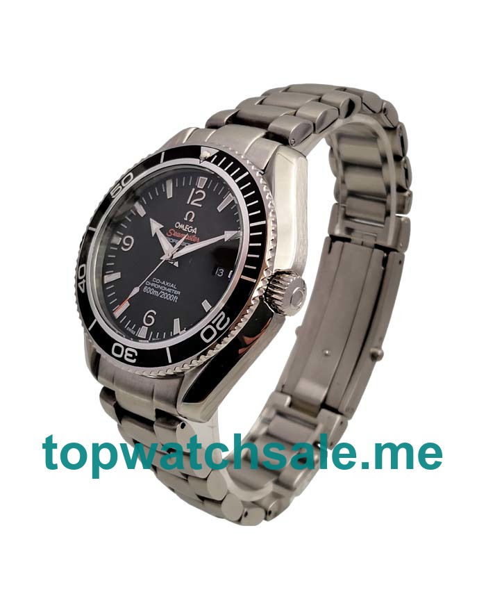 UK 45.5MM Black Dials Replica Omega Seamaster Planet Ocean 232.30.42.21.01.001 Watches