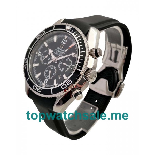 UK 43MM Black Dials Omega Seamaster Planet Ocean 2210.50.00 Replica Watches