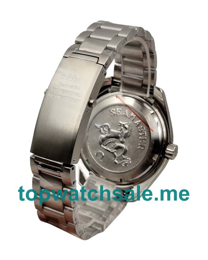 UK 43.5MM Orange Bezels Omega Seamaster Planet Ocean 232.30.42.21.01.002 Replica Watches