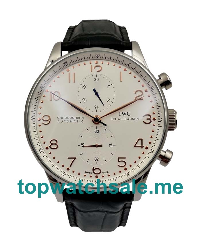 UK 40.9MM Silver Dials IWC Portugieser IW371480 Replica Watches