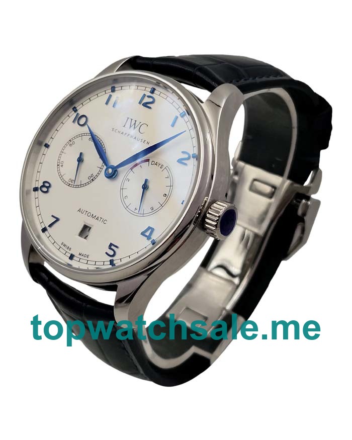 UK 42.3MM Silver Dials IWC Portugieser IW500705 Replica Watches