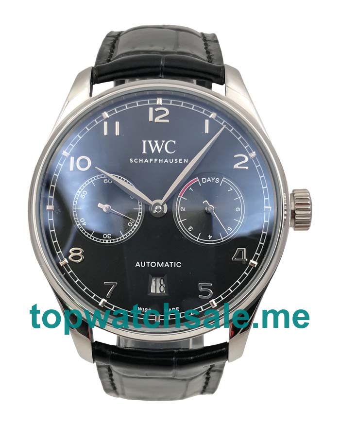 UK 42.3MM Black Dials IWC Portugieser IW500703 Replica Watches