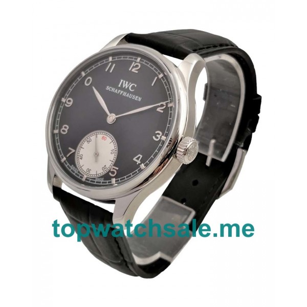 UK 44MM Black Dials IWC Portugieser IW545404 Replica Watches
