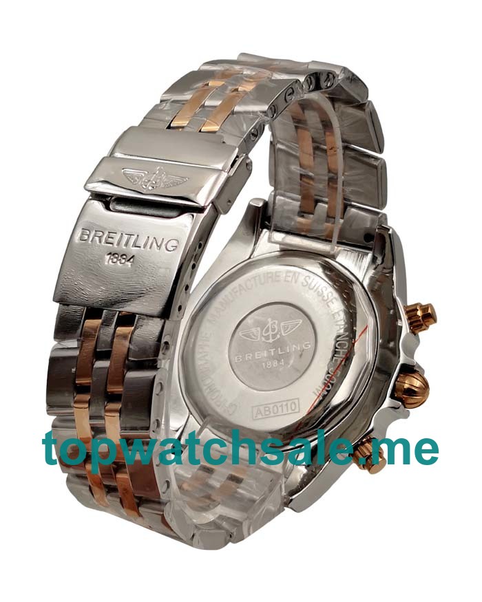 UK 46MM Black Dials Breitling Chronomat CB0110 Replica Watches