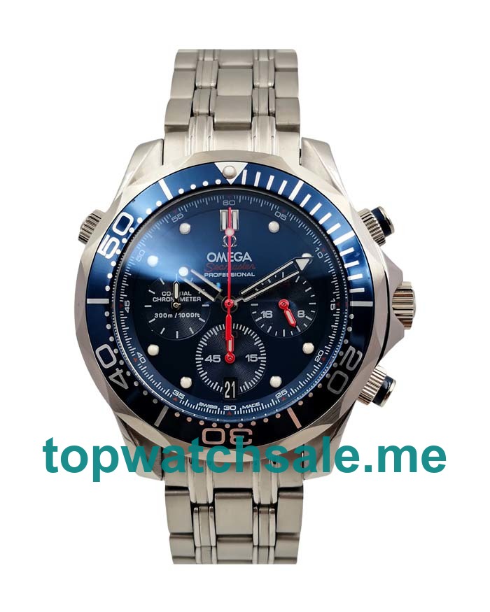 UK 47MM Blue Dials Omega Seamaster 300 M 212.30.44.50.03.001 Replica Watches