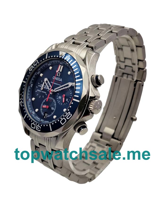 UK 47MM Blue Dials Omega Seamaster 300 M 212.30.44.50.03.001 Replica Watches