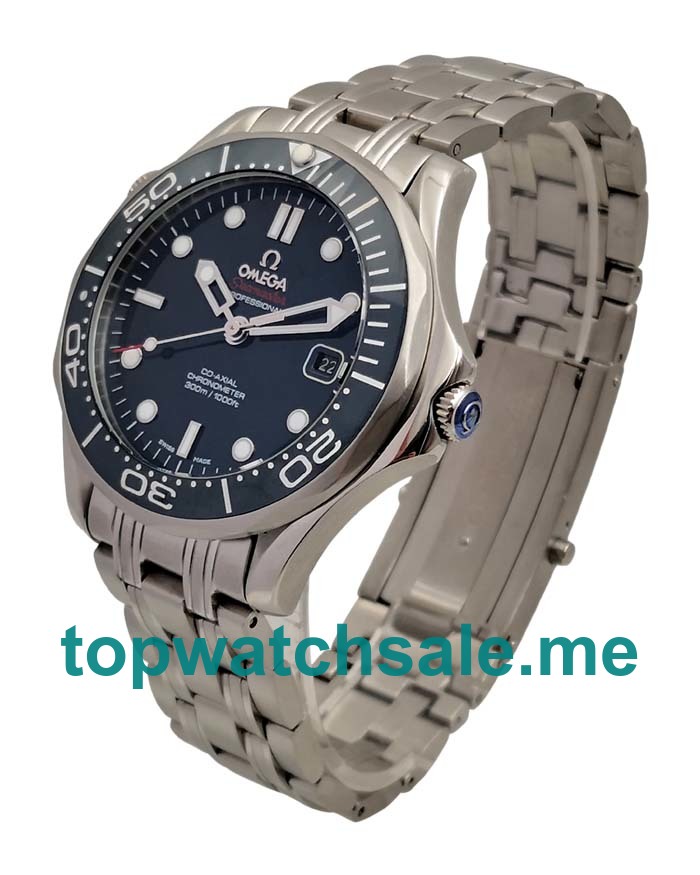 UK 41MM Blue Dials Omega Seamaster 300 M 212.30.41.20.03.001 Replica Watches