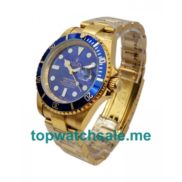 UK 40MM Blue Dials Rolex Submariner 116618 LB Replica Watches