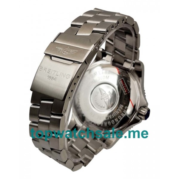 UK 44MM Black Dials Breitling Superocean A17391 Replica Watches