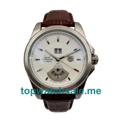 UK 44MM Replica TAG Heuer Grand Carrera WAV5112.FC6225 Silver Dials Watches