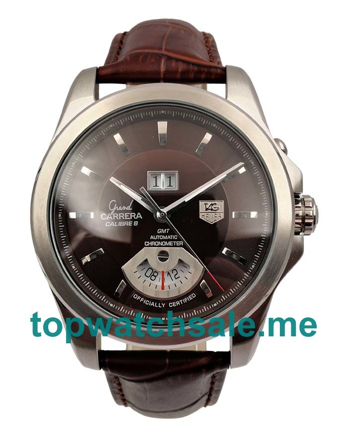 UK 44MM Replica TAG Heuer Grand Carrera WAV5113.FC6231 Brown Dials Watches